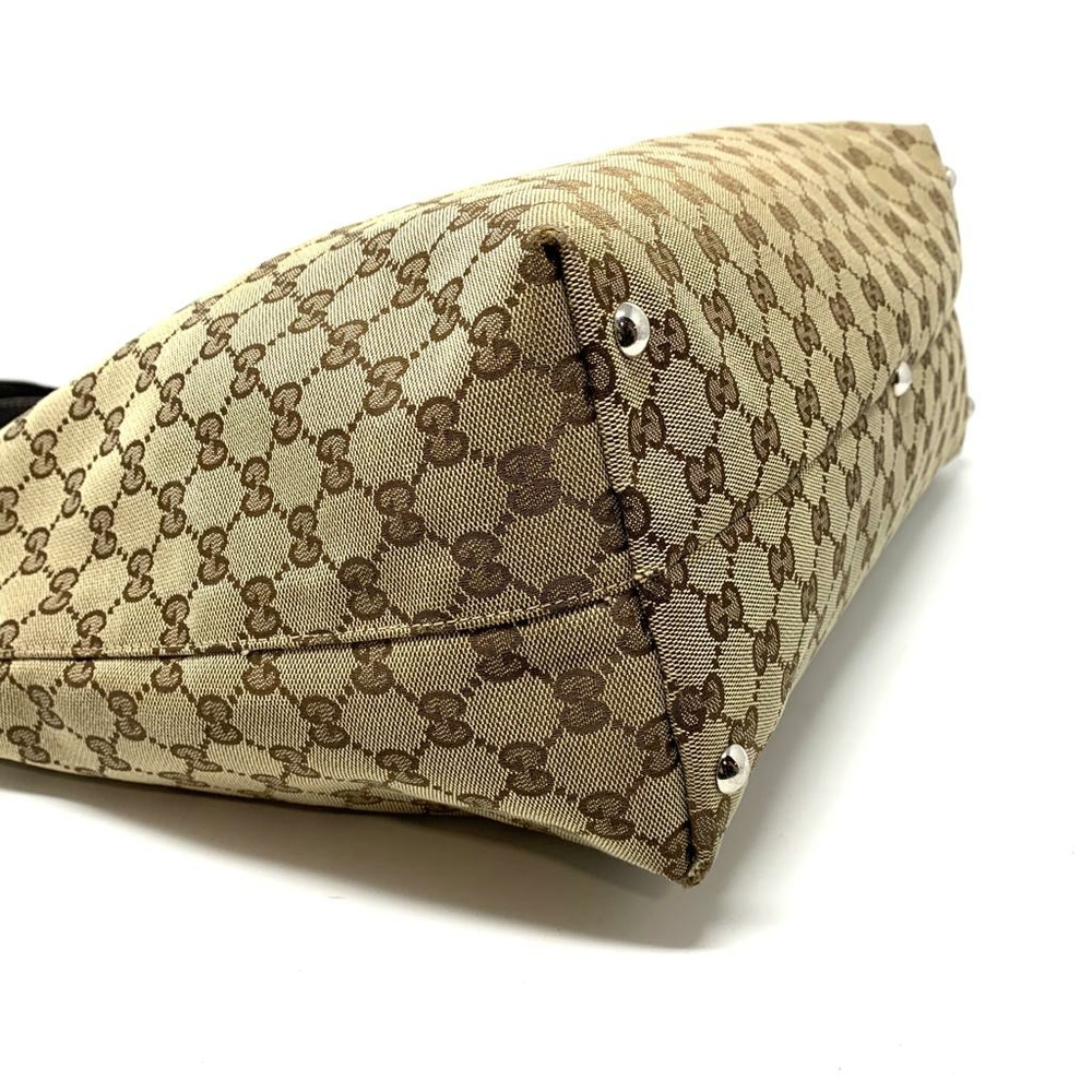 100% Authentic GUCCI GG Canvas Tote Bag - Picture 8 of 13